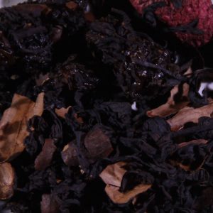 Brownie-Bosvrucht zwarte thee biologisch